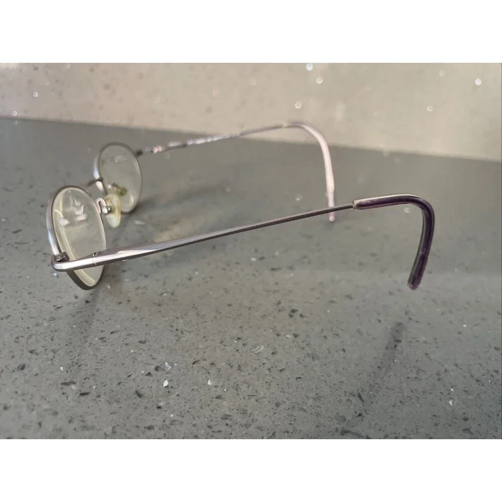 Enhance EN7674 Matte Lilac Eyeglasses Frames ONLY Metal Oval 49-18-140 full rim